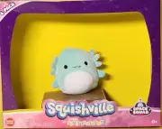 Squishmallows Squishville Summer Squad Anastasia the Mint Green Axolotl 2"