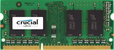 Crucial 2GB DDR3 1600 MHz PC3-12800 204 Pin Laptop RAM Sodimm Notebook Memory