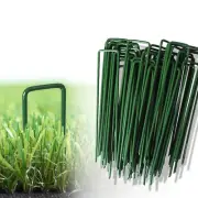 50PCS Garden Turf U Pins, Synthetic Artificial Grass Turf Pins Pegs U Fastening