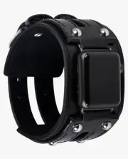 Vivid Leather Iwatch Watch Band Apple 49mm Ultra 45 44 42 41 40 38 Punk StrapNWT