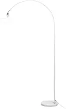 Stylish Iron Floor Lamp Adjustable Living Room Bedroom Floor Lamp Floor Lamp with Marble Base White Floor Lamp Stable