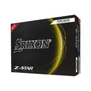 NEW 1 dozen Srixon Z-Star Pure White Golf Balls, New in box, $49.99 Retail