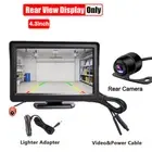 Car Rear View Reversing Camera Kit HD Monitor Parking Night Vision Van Bus Truck
