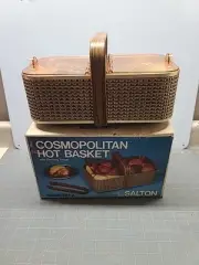 Vintage 1977 Salton Cosmopolitan Hot Basket Electric 100W Bread Warmer Steamer