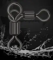 25Pcs 3 Way Barrel Swivels Fishing Crossline Swivels Fishing Line Bait Connector
