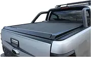 STIDPFZX Black Aluminium Roller Shutter Tonneau Cover Sliding Trunk 5-8ft Bed Compatible for Gm Manual Storage