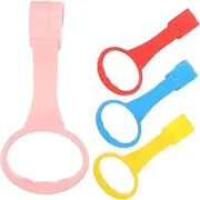 Baby Bed Stand up Rings 4 Pack Pull Rings Toddler Cot Handle Ring Learning Tool Safety Stand Ring Easy Install Plastic