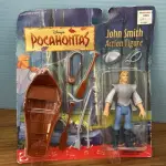 Vintage 1995 Mattel Disney’s Pocahontas John Smith with Canoe Action Figure NIB