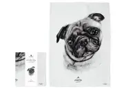 Ashdene Delightful Dogs - Pug Tea Towel