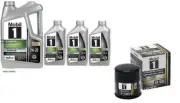 Mobil1 M1-108A Engine Oil Filter & 8 Quarts Mobil1 0W20 Full Synthetic Motor Oil (for: Smart)