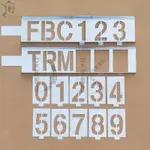 【DK客製化】噴漆板 鏤空數字 噴漆模板 噴號字體模具 空心號碼牌 鐵皮自噴漆字母印字 字模