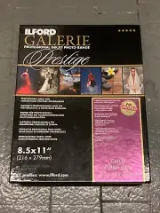 Ilford Galerie Prestige 8.5x11 Paper Gold Fibre Silk 50 Sheets