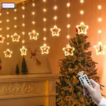 3M LED USB CHRISTMAS STRING LAMP SNOWMAN STAR LARLAND WINDOW