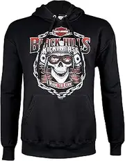 [HARLEY-DAVIDSON] Men's Black Hills Kickin' Ass Pullover Hoodie Sweatshirt