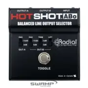 Radial Hotshot-ABo Footswitch Selector for Balanced XLR Mic / Line - AB Pedal