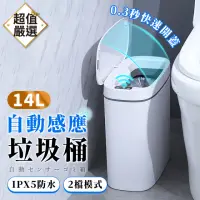 在飛比找momo購物網優惠-【DREAMCATCHER】自動開蓋垃圾桶 14L款(感應式