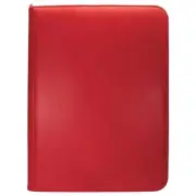 ULTRA PRO Vivid 9-Pocket Zippered PRO-Binder: Red 15903