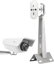 Camera Wall Mount - Security Camera Mount Bracket | Adjustable Camera Corner Mounting Bracket with 2 Loops | Wall Corner Mounting Bracket Holder Stand for CCTV IP Camera