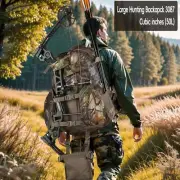 Large Capacity Hunting Day Pack Durable Camo Hunting Backpack for Rifle Bow Gun