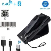 2D Barcode Scanner Dual 2.4G Wireless+Bluetooth 1D 2D Barcode Scanner QR PDF417