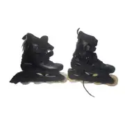 NEW BladeRunner Pro 3800 SS Black Rollerblades Inline Skates Sz 5