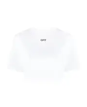 Off-White Off-Stamp Crewneck Cropped T-Shirt XXS,S,XS,L,M