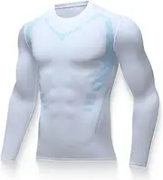 [Generic] Vitrumite Compression Shirt, Vitrumite Men's Compression Sports Shirts, Quick-Drying Breathable Slim Fit Training Clothing