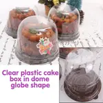 4 INCH TRANSPARENT CAKE PACKAGING BOX ROUND DOME SHANGHAI MO