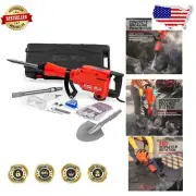 Electric Demolition Jack Hammer - 2200W Power with Multiple Chisels & Gloves