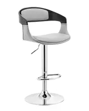 Armen Living Benson Adjustable Wood Bar Stool