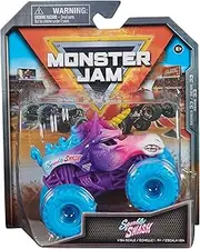Monster Jam, Official Sparkle Smash Monster Truck, Die-Cast Vehicle, 1:64 Scale, Kids Toys for Boys Ages 3 and up