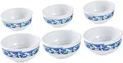 Realistic Mini Blue White Porcelain Bowl Set Pcs for Mini House Decorations Kitchen Pretend Play