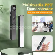 2 in 1 Rechargeable Presentation Clicker Pointer Remote Control for Computer
