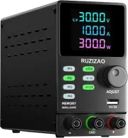 DC Power Supply Variable,30V 10A 300W Lab Power Supply with