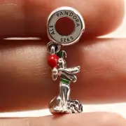 Pandora Charm Pluto Christmas Disney Authentic