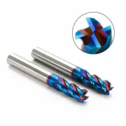 1Pcs 4mm HRC65 D4*50-4 Flutes Tungsten Carbide End Mill CNC Milling Cutter Drill
