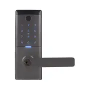 Gainsborough Mode Smart Entrance Lever Lock Graphite