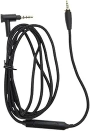 Quality Sound Transmission Cord with Microphone/No Microphone for XL Headphone Easy Plugs and Play Installation
