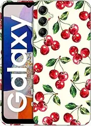GlamCase for Samsung Galaxy A14 5G / 4G, Samsung A14 5G / 4G Case - Cherry Watercolor Pattern Printed Slim & Sleek Cute Plastic Protective Designer Back Phone Case/Cover for Galaxy A14 5G / 4G