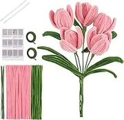 Twist Stick for Flowers | Kids Flower Making Kit Twist Stick Supply - Creative Activity Set Bouquet Decor for Kids, Friends, Family