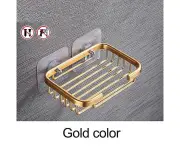 1 Pcs two way install soap dishes drain wall mounted soap dish holder hollow type soap sponge dish bathroom accessories