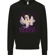 Funny Halloween Alcohol Vodka Spirit Ghost Kids Sweatshirt Jumper