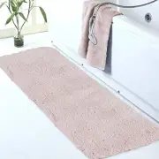 Large Bathroom Rug (24 x 60) Extra Soft and Absorbent 24" x 60" Dusty Pink