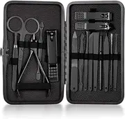 7-18 Pcs manicure nail clippers set nail scissors pedicure scissors stainless steel household portable manicure 16pcsset