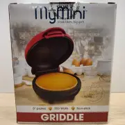 Nostalgia MyMini Griddle 5" Non-Stick Cooking Surface BRAND NEW SEALED