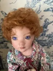 MOHAIR doll wig size 61/4” Subin NEW Mohair Doll Wig. Wispy wispy wispy Auburn