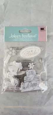 Jolee's Scrapbooking Stickers WEDDING HERE COMES THE BRIDE 2011