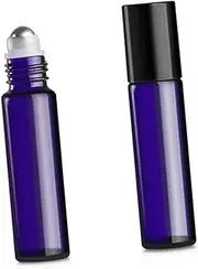 OSOLADY 12Pcs Bottles Refillable Dispensing Glass Bottles for Perfume Essential Oils Travel Friendly Portable with Smooth Rolling Ball for Easy Application
