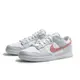 NIKE 休閒鞋 DUNK LOW 白灰粉 低筒 復古 男 HF0730-160