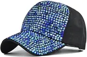 [HAMKVBPR] Baseball Cap Unisex Women's Flash Diamond Baseball Cap Light Board Cap Washed Hot Drill Duck Tongue Cap Outdoor Sports Hat